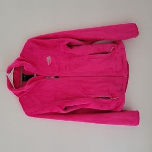 Soft pink North Face zip up jacket